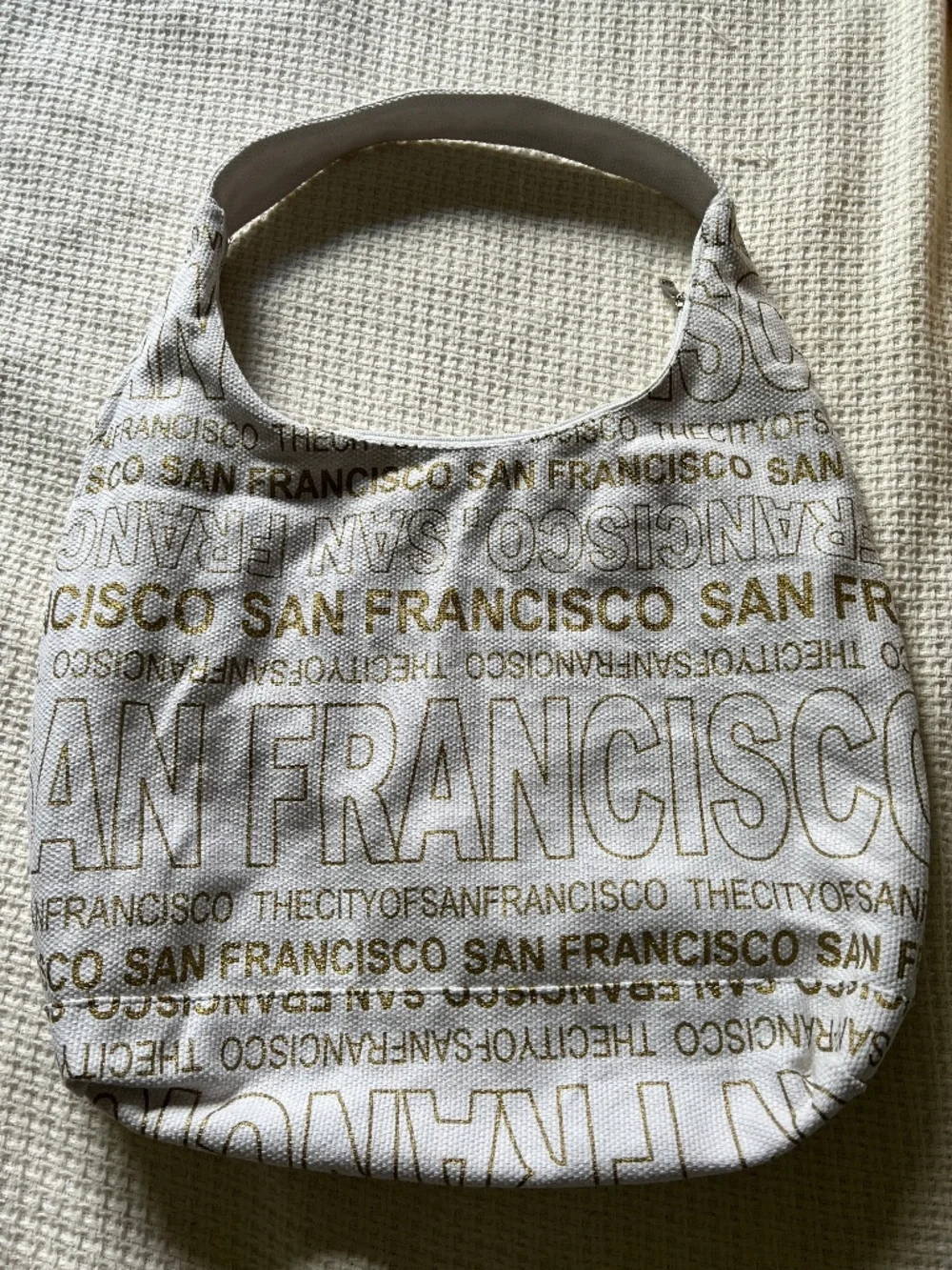 NEW! ROBIN RUTH SAN FRANCISCO CANVAS CITY HOBO SHOULDER BAG / TOTE BAG/ PURSE